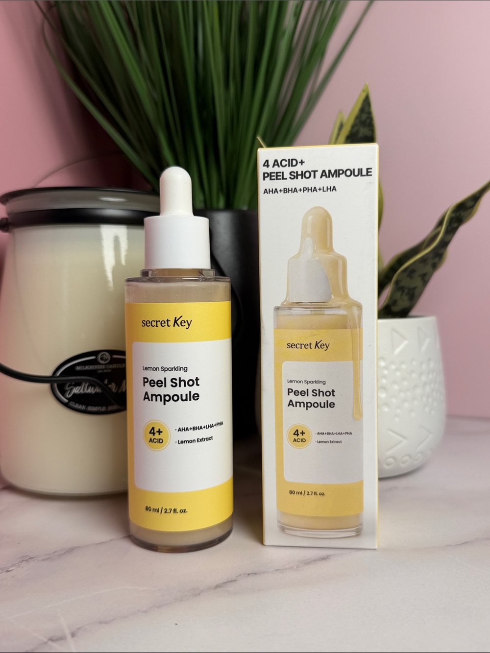 Lemon Sparkling Peel Shot Ampoule — Brightening Ampoule (Yellow)